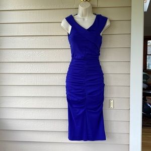 Nicole Miller ruched dress